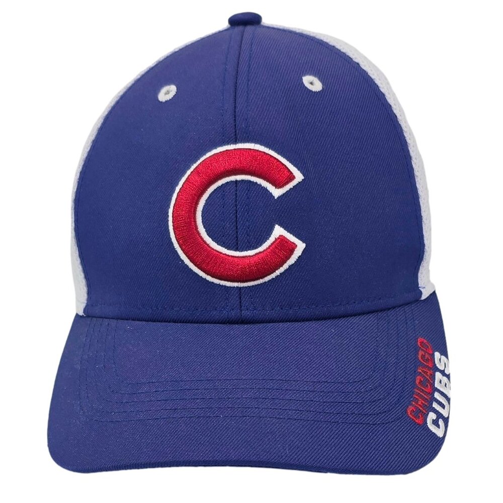 Chicago Cubs Hat - Adjustable Strap Baseball Cap‎ Blue White Fan Favorite OSFA - Picture 2 of 7